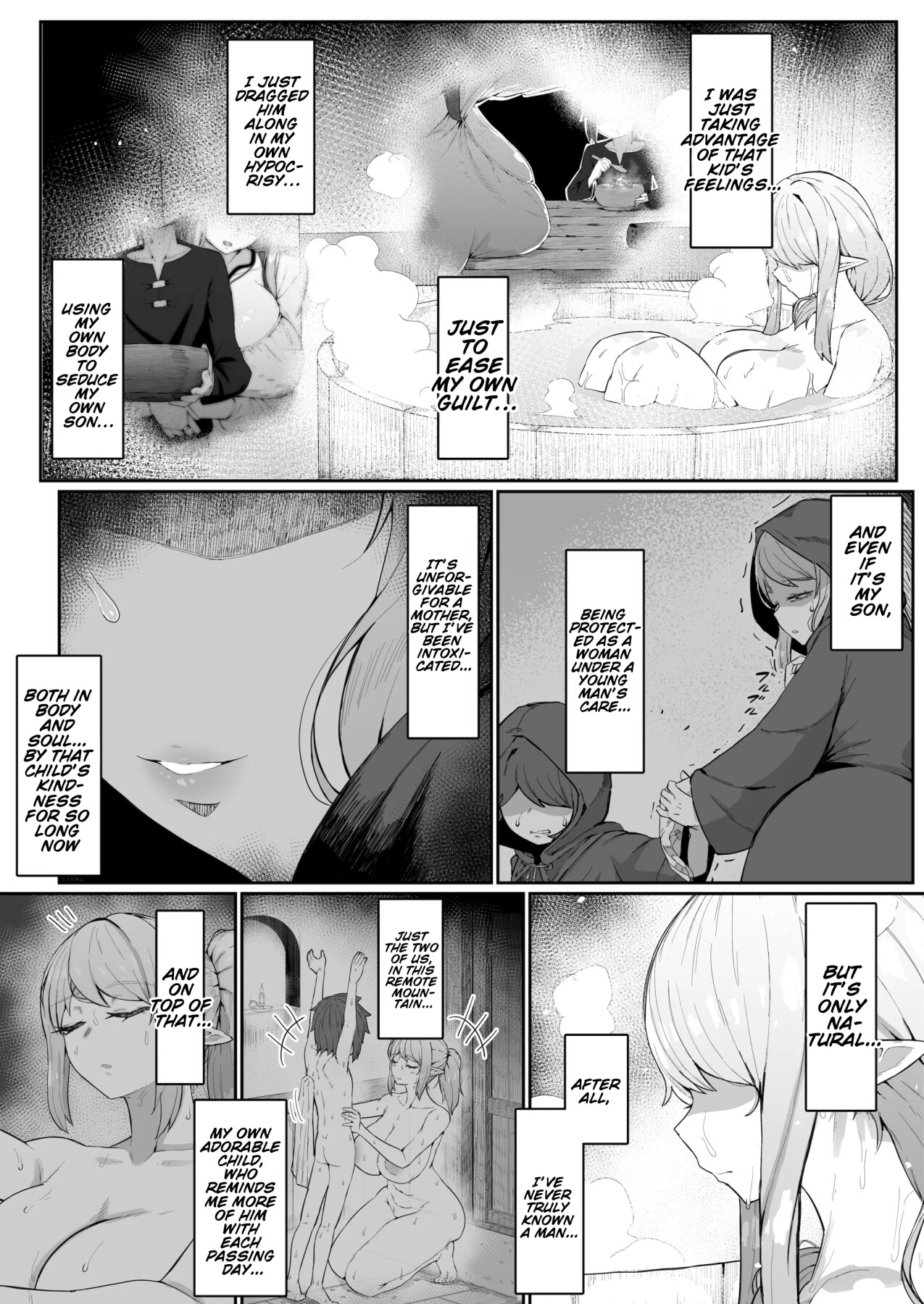 Hentai Manga Comic-Impregnating my elf mother.-Read-30